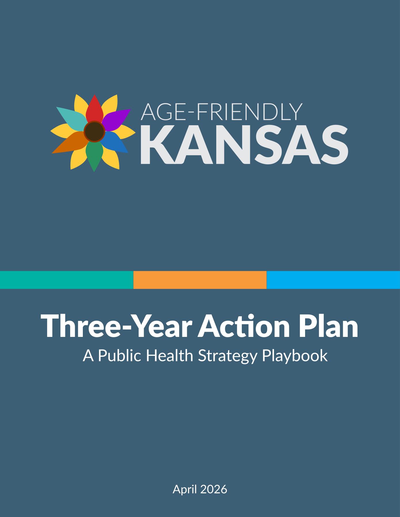 Age-Friendly Kansas Three-Year Action Plan cover