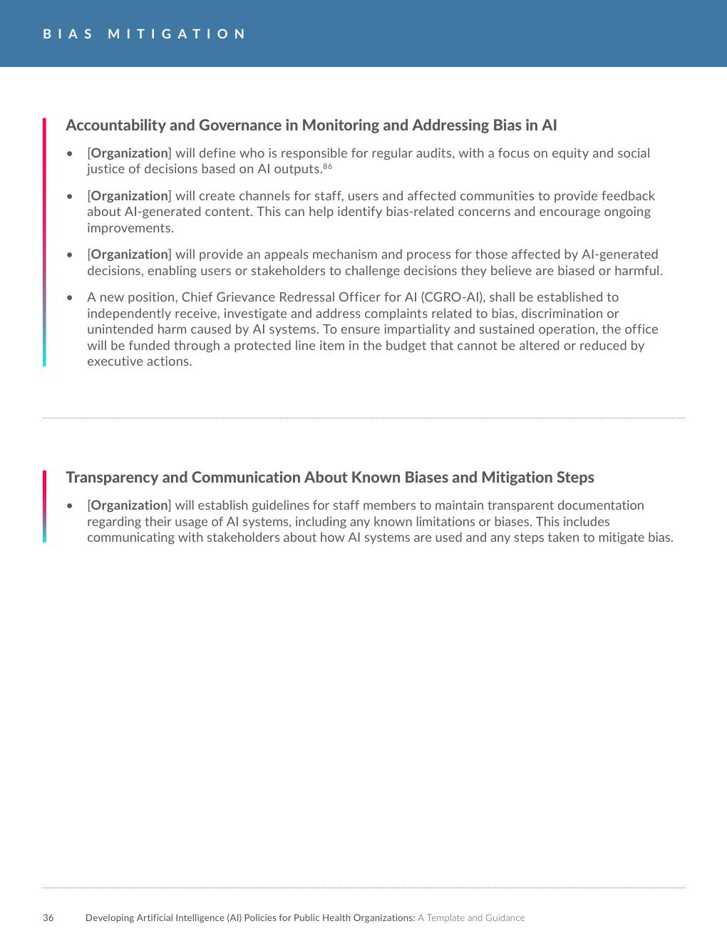 Human Oversight guidance page