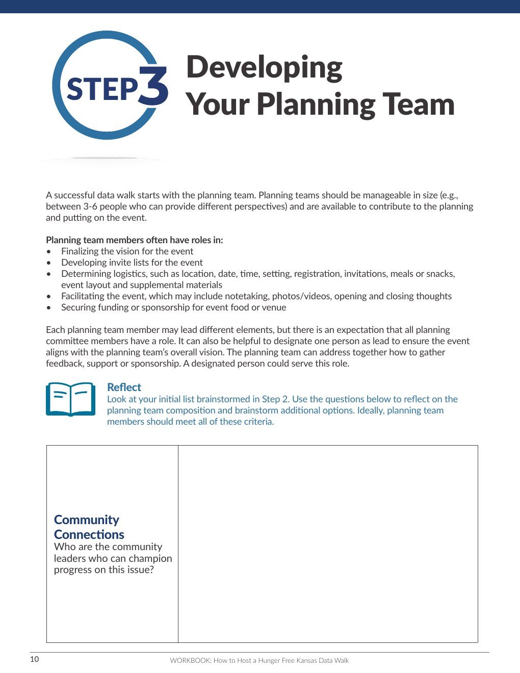 Data Walk workbook worksheet