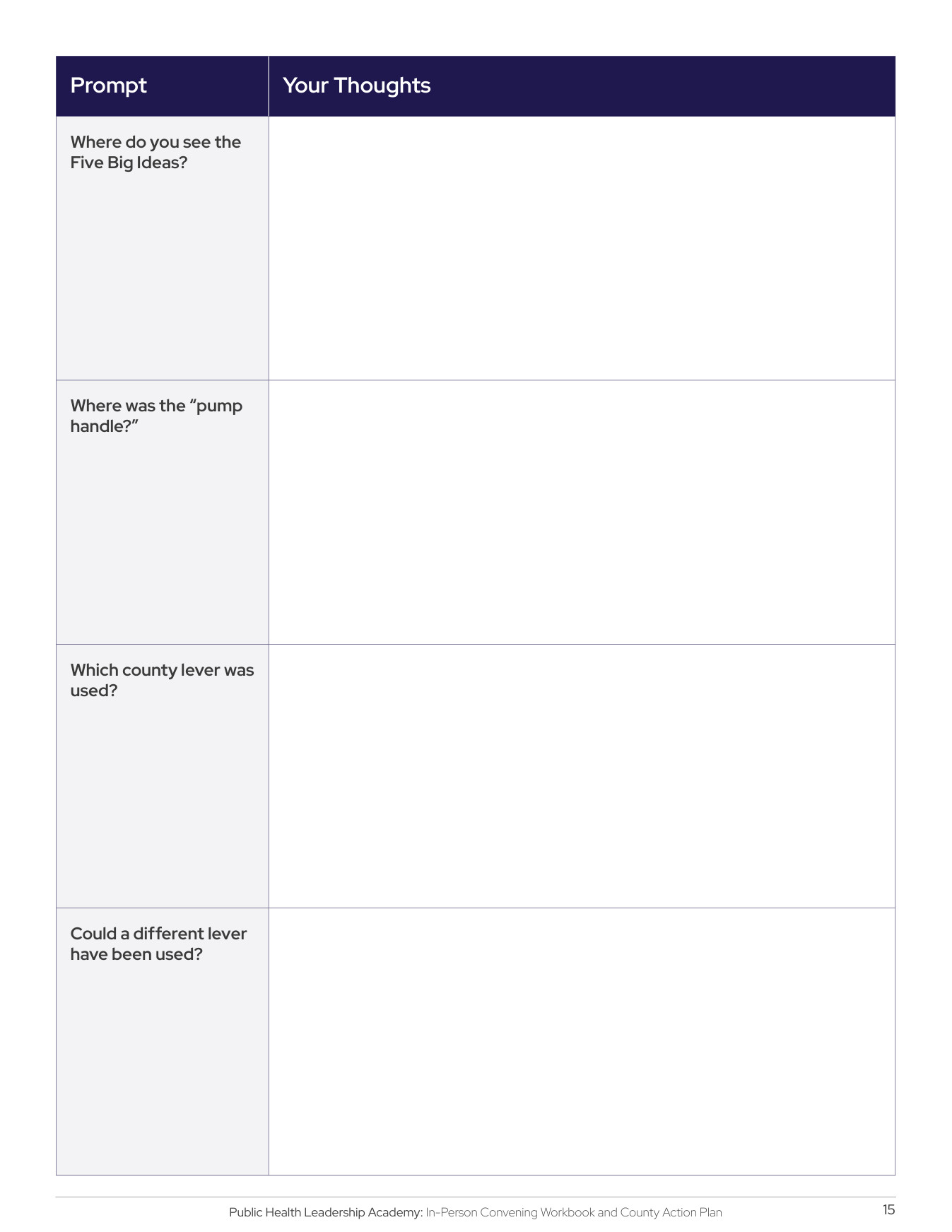 County decision levers diagram